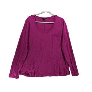 Social Standard by Sanctuary Dylan Scoop Tee‎ XXL Pink Flowy Relaxed Tshirt Work